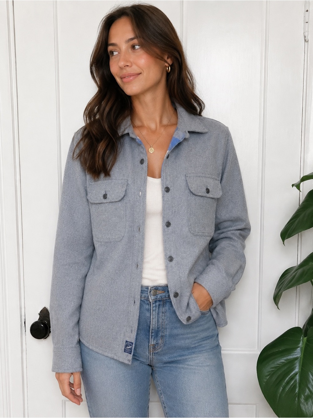 J Crew Heavyweight Shirt Jacket Shacket Gray Size XSmall